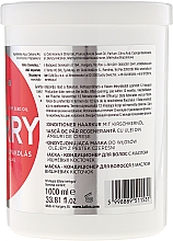 Pflegemaske für trockenes und splissiges Haar mit Kirschkernöl - Kallos Cosmetics KJMN Conditioning Mask With Cherry Seed Oil — Bild N4