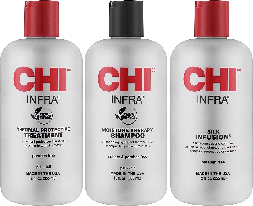 Haarpflegeset - CHI Home Stylist Kit (Shampoo 355ml + Conditioner 355ml + Haarnebel 355ml) — Bild N2