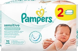 Feuchttücher für Babys Sensitive 2x56 St. - Pampers — Bild N2