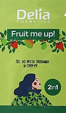 Waschgel für Gesicht und Körper - Delia Fruit Me Up! Face & Body Cleansing Gel 2in1 Strawberry Scented (Probe)  — Bild N1