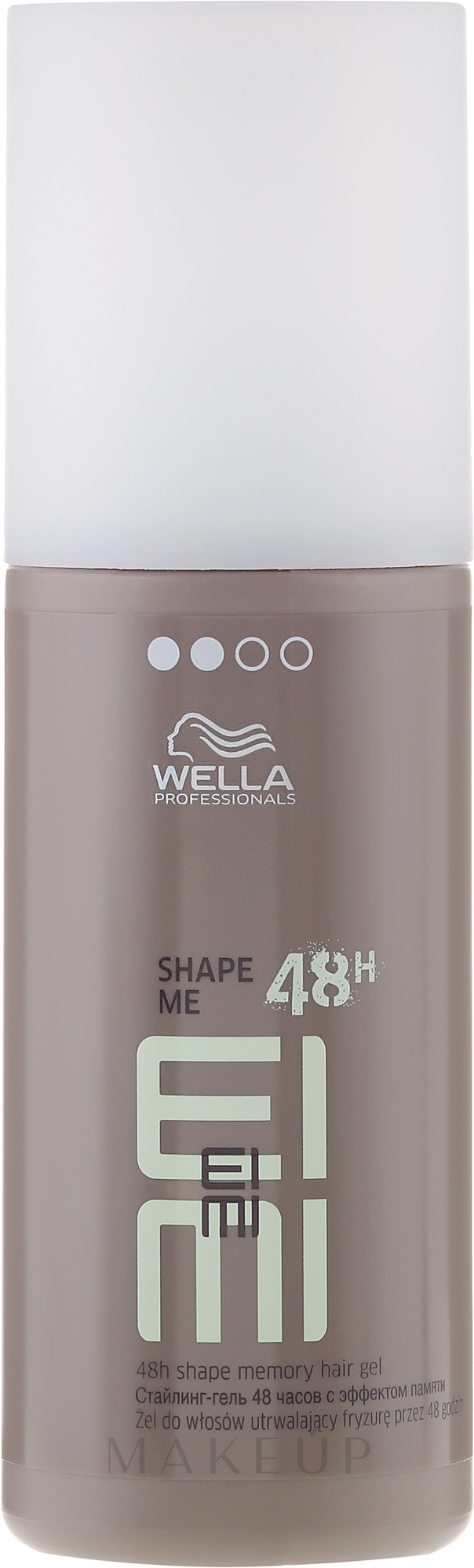 Haargel mit Hitze- und Feuchtigkeitsschutz Haltegrad 2 - Wella Professionals EIMI Styling Shape Me — Bild 150 ml