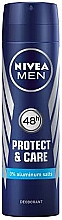 Düfte, Parfümerie und Kosmetik Deospray Antitranspirant - Nivea Men Protect&Care Deodorant Spray