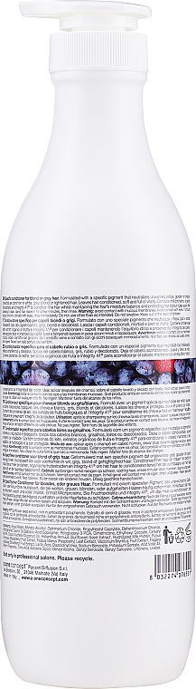 Conditioner für gebleichtes und graues Haar mit Bio-Blaubeere und Milchproteinen - Milk Shake Silver Shine Conditioner — Bild N4
