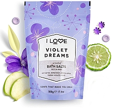 Düfte, Parfümerie und Kosmetik Badesalz violette Träume - I Love Violet Dreams Bath Salt