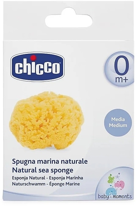 Naturschwamm für Kinder - Chicco Natural Marine Sponge Medium  — Bild N1