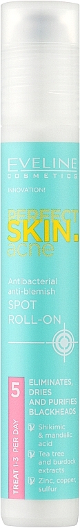 Spot-Roll-on zur Beseitigung von Unvollkommenheiten - Eveline Cosmetics Perfect Skin.acne Face Roll — Bild N1