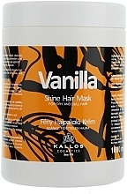 Nährende Maske für trockenes und stumpfes Haar mit Vanilleduft - Kallos Cosmetics Vanilla Shine Hair Mask — Foto N3