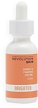 Düfte, Parfümerie und Kosmetik Revitalisierendes und aufhellendes Serum - Revolution Skin Brighten Carrot & Pumpkin Enzyme Serum