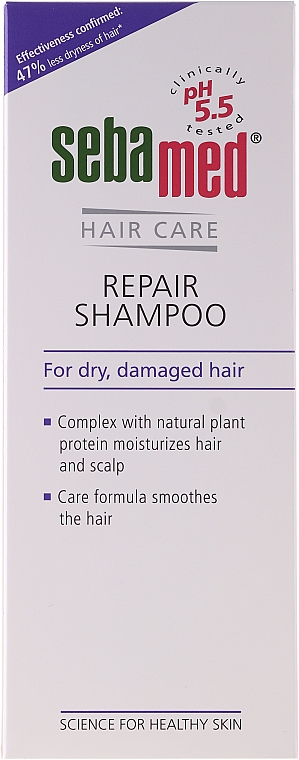Repair Shampoo für strapaziertes und geschädigtes Haar - Sebamed Classic Repair Shampoo — Bild N1
