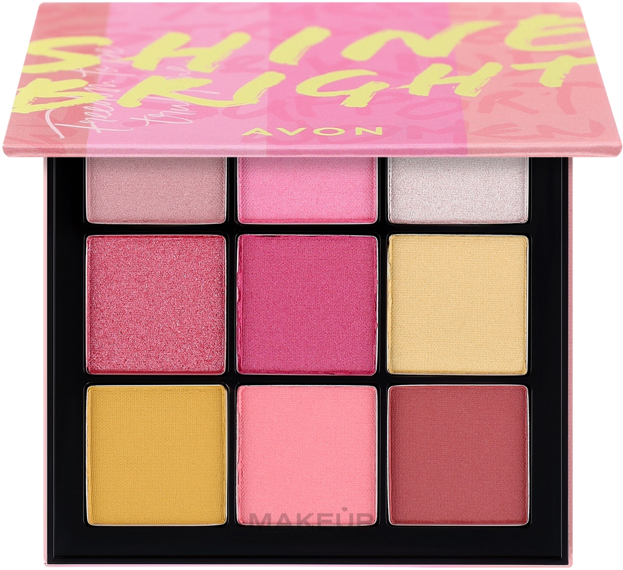 Lidschatten-Palette - Avon Viva La Pink Eyeshadow Palette — Bild Shine Bright
