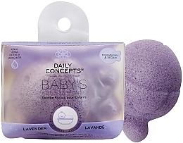 Waschlappen-Schwamm für Kinder Lavendel - Daily Concepts The Daily Baby Konjac Sponge Lavender — Bild N2