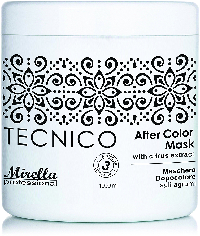 Haarmaske mit Zitrusextrakt - Mirella Professional After Color Mask — Bild N1