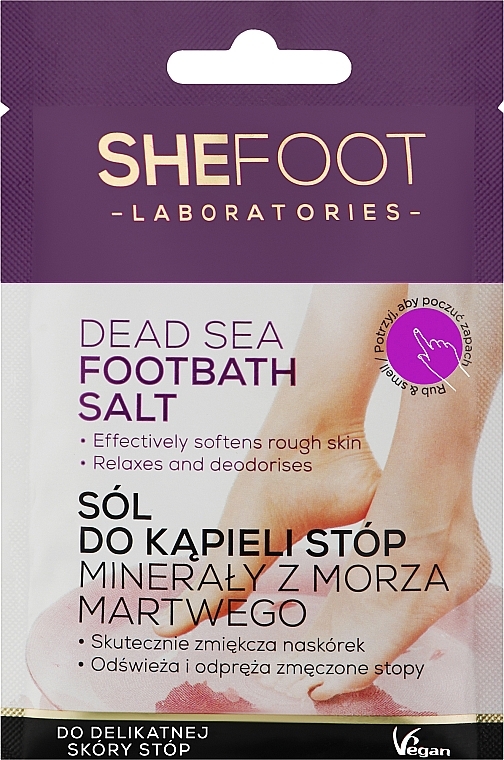 Fußbad mit Salz - SheFoot Foothbath Salt — Bild N1