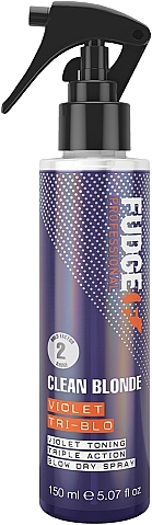 Hitzeschutz-Spray gegen Gelbstich - Fudge Clean Blonde Violet Tri-Blo — Bild N2