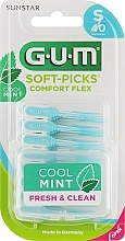 Düfte, Parfümerie und Kosmetik Interdentalbürsten aus Gummi Größe S 40 St. - Sunstar Gum Soft-Picks Comfort Flex Cool Mint