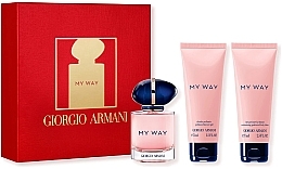 Düfte, Parfümerie und Kosmetik Giorgio Armani My Way - Duftset (Eau de Parfum 50ml + Parfümierte Körperlotion 75ml + Parfümiertes Duschgel 75ml)