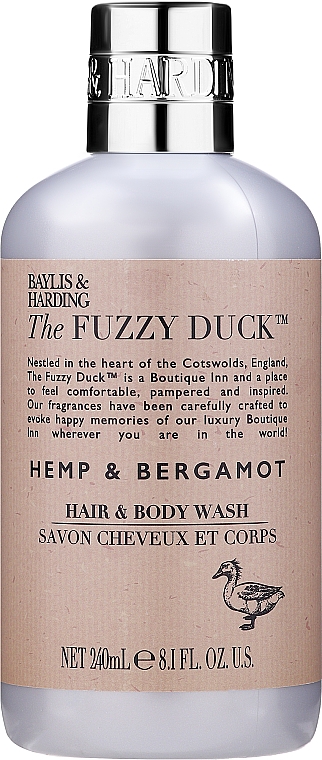 Körperpflegeset für Männer - Baylis & Harding The Fuzzy Duck (Waschgel für Körper und Haar 240ml + After Shave Lotion 240ml + Seife 100g) — Bild N5