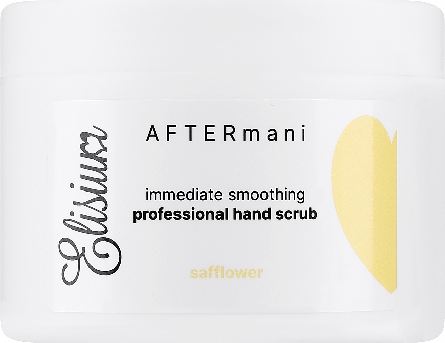 Handpeeling mit blumigem Duft - Elisium AFTERmani Immediate Smoothing Professional Hand Scrub Safflower  — Bild N2