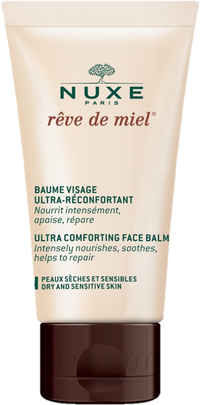 Intensiv pflegender Gesichtsbalsam für trockene und empfindliche Haut - Nuxe Reve de Miel Ultra Comforting Face Balm — Bild 30 ml