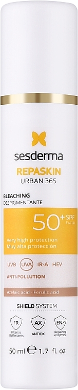 Sonnenschutzcreme für das Gesicht mit depigmentierender Wirkung - Sesderma Repaskin Urban 365 Depigmenting SPF50+ — Bild N1