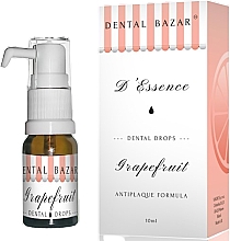 Konzentrierte Reinigungstropfen für Zähne und Zahnfleisch mit Grapefruit-Aroma - Dental Bazar D'Essence Dental Drops Grapefruit — Bild N1