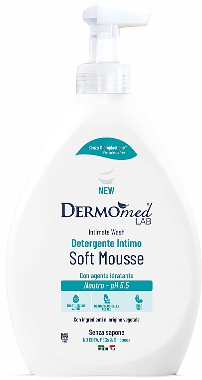 Schaum für die Intimhygiene - Dermomed Soft Mousse Neutral Intimate Wash — Bild N1