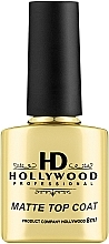 Nagelüberlack - HD Hollywood Matte Top Coat Velvet New — Bild N1