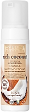 Düfte, Parfümerie und Kosmetik Sanfter Gesichtsreinigungsschaum mit Kokosnuss - Eveline Cosmetics Rich Coconut
