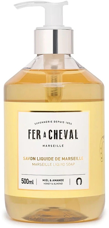 Flüssige Marseille-Seife Honig und Mandeln - Fer A Cheval Marseille Liquid Soap Honey & Almond — Bild N1