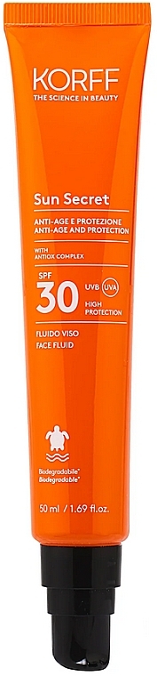 Cremefluid für Gesicht SPF 30 - Korff Sun Secret Fluido Viso SPF 30 — Bild N1