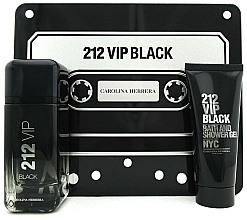 Carolina Herrera 212 Vip Black - Duftset (Eau de Parfum 100ml + Duschgel 100ml) — Bild N3
