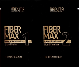 Düfte, Parfümerie und Kosmetik Set Keratin-Wiederherstellung - Maxima Fiber Max (keratin/bond maker/10 ml + keratin/bond finalizer/12 ml)