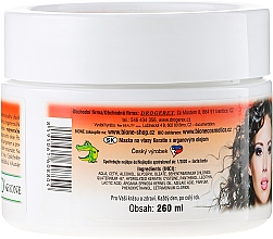 Cremige Haarmaske mit Keratin und Arganöl - Bione Cosmetics Keratin + Argan Oil Cream Hair Mask — Bild N2