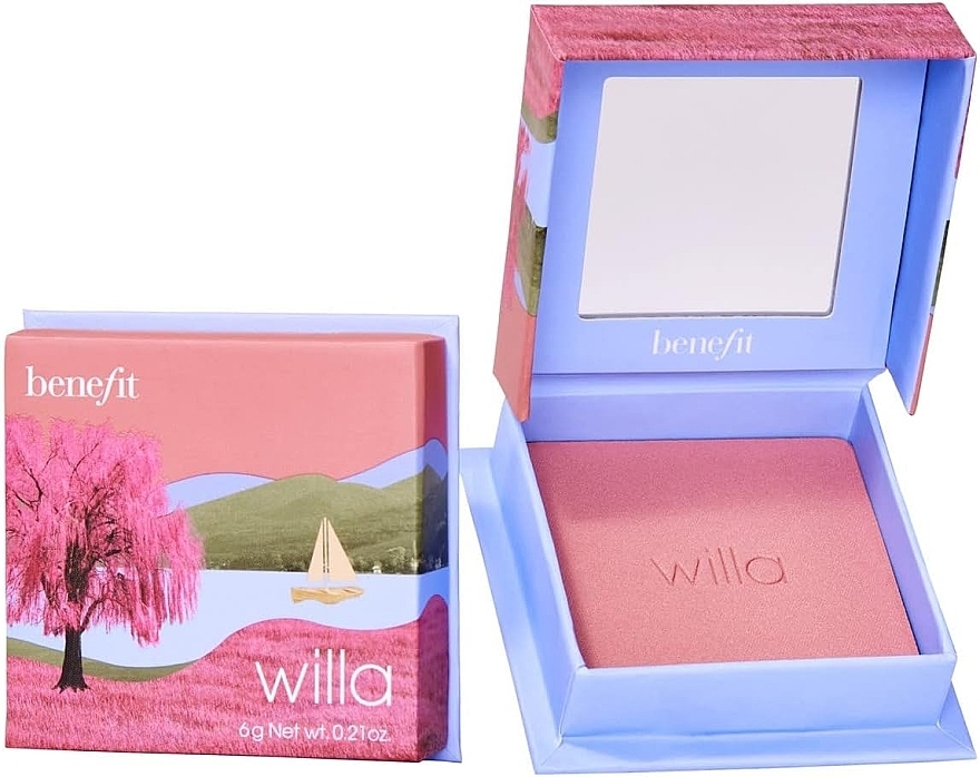 Gesichtsrouge - Benefit Blush Willa Soft Neutral Rose — Bild N2