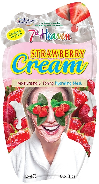 Gesichtscreme-Maske mit Erdbeere - 7th Heaven Strawberry Cream Mask — Bild N1