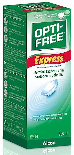 Universelle Desinfektionslösung für Kontaktlinsen - Alcon Opti-Free Express — Bild N1
