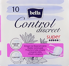 Düfte, Parfümerie und Kosmetik Einlagen bei Blasenschwäche 10 St. - Bella Control Discreet Super Bladder Control Pads