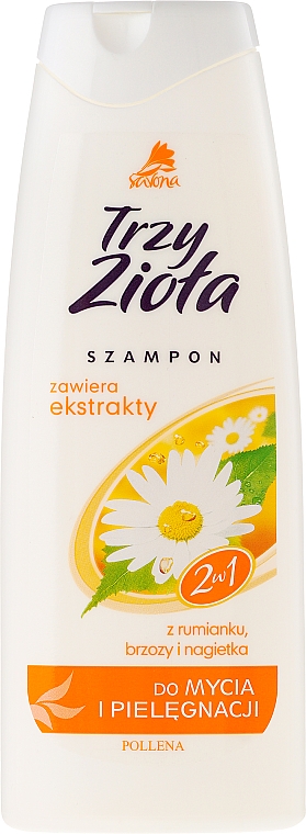 2in1 Shampoo&Conditioner mit Ringelblumen-, Kamillen- und Birkenextrakt - Savona Three Herbs Of Calendula Shampoo Conditioner