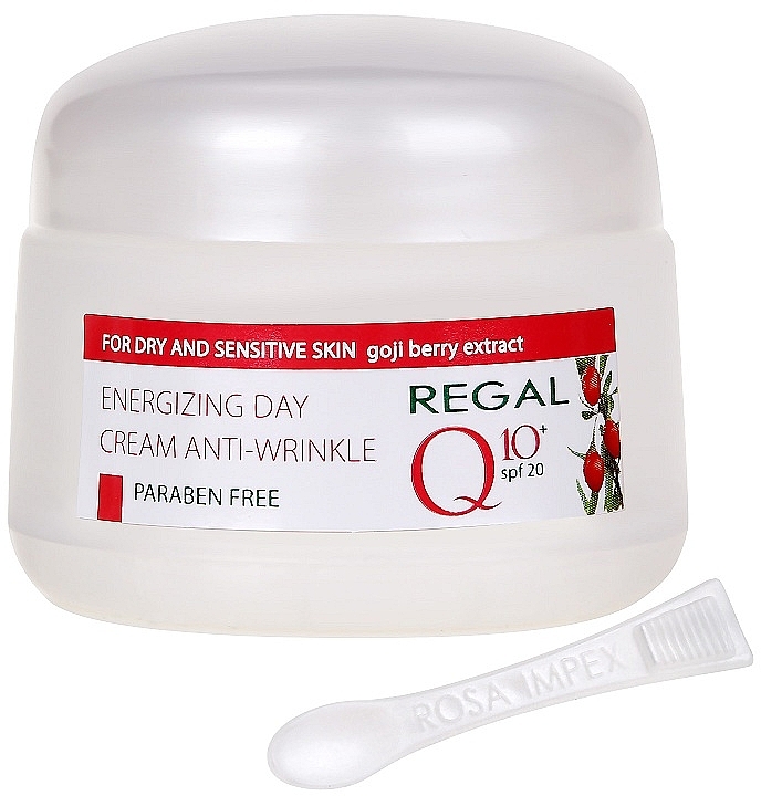 Energetisierende Anti-Falten Tagescreme für trockene und empfindliche Haut mit Goji-Beeren und Coenzym Q10 - Q10+ Energizing Day Cream Anti-Wrinkle — Bild N2