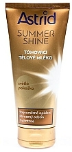 Düfte, Parfümerie und Kosmetik Getönte Körperlotion mit Kakao- und Sheabutter für helle Haut - Astrid Summer Shine