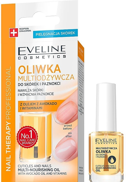 Pflegeöl für Nägel und Nagelhaut - Eveline Cosmetics Nail Therapy Professional 