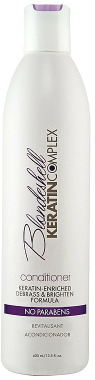 Conditioner für gebleichte und graue Haare - Keratin Complex Blondeshell Conditioner Debrass Brighten Formula