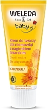 Düfte, Parfümerie und Kosmetik Feuchtigkeitsspedende und schützende Gesichtscreme mit Ringelblumenextrakt für Babys - Weleda Calendula Face Cream