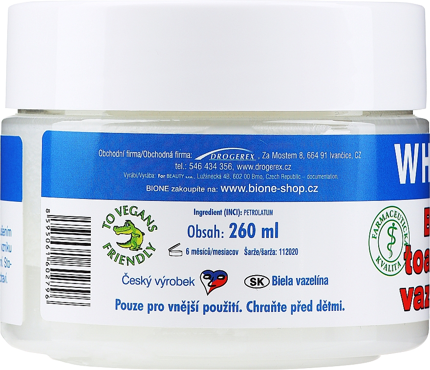 Kosmetische Vaseline - Bione Cosmetics White Vaseline — Bild N5