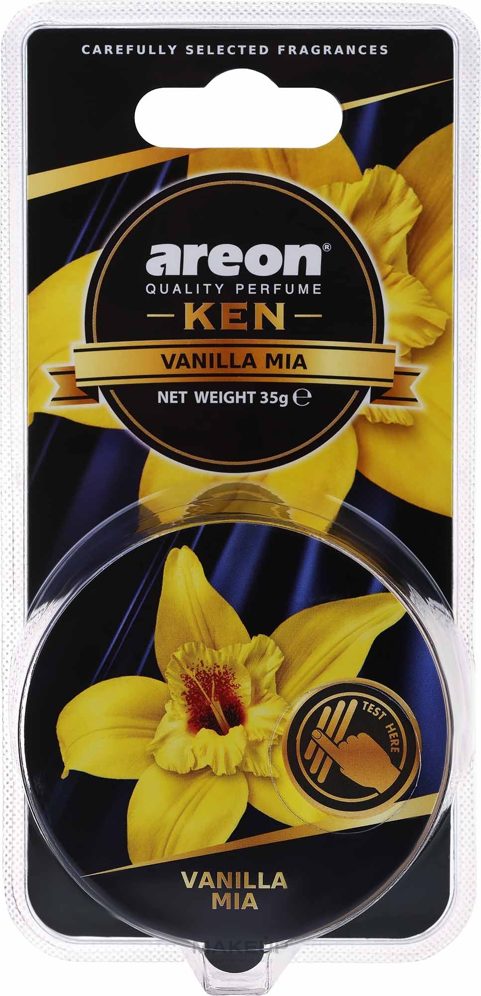 Lufterfrischer Vanilla Mia - Areon Gel Ken Blister Vanilla Mia — Bild 35 g