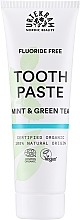 Organische Zahnpasta für gesundes Zahnfleisch und Zähne mit Minze und grünem Tee - Urtekram Cosmos Organic Mint and Green Tea Toothpaste — Bild N1