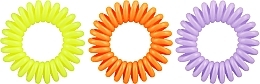 Haargummis 3.5 cm gelb, orange, lila 3 St. - Ronney Professional S15 MET Funny Ring Bubble  — Bild N2