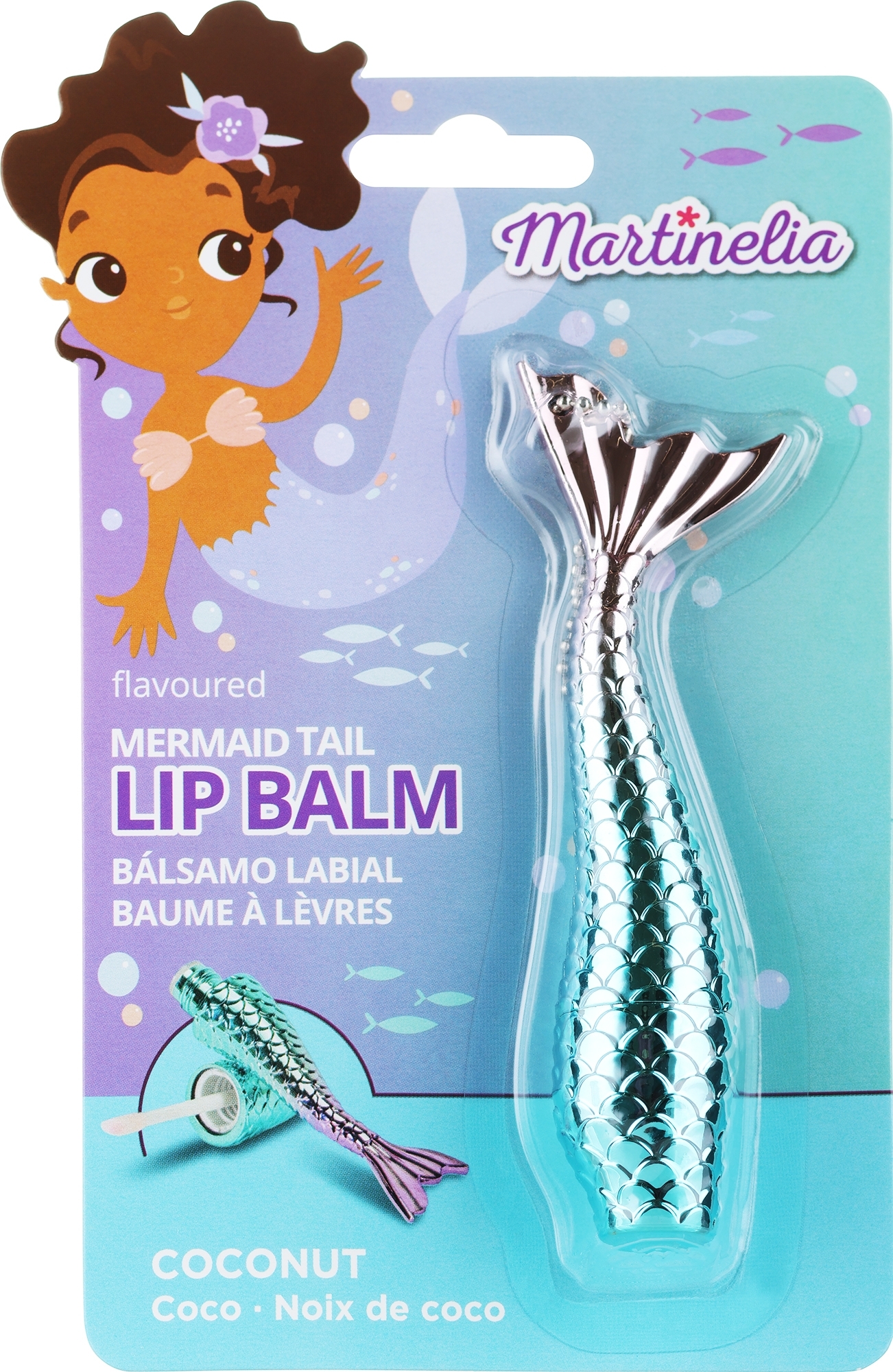 Lipgloss Kokosnuss - Martinelia Mermaid Tail Blister Lip Gloss — Bild 1.9 ml