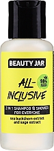 Düfte, Parfümerie und Kosmetik 2in1 Shampoo-Duschgel mit Sanddornextrakt und Salbeiextrakt - Beauty Jar 2 in 1 Shampoo & Shower For Everyone All-Inclusive
