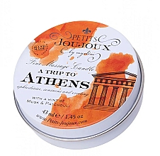Düfte, Parfümerie und Kosmetik Massagekerze mit Moschus- und Patschuli-Duft - Petits JouJoux Mini A Trip To Athens